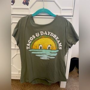 Old navy dark green (tacos&daydreams) shirt XL